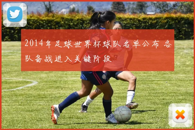2014年足球世界杯球队名单公布 各队备战进入关键阶段